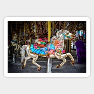 Carousel Merry Go Round Horse Sticker